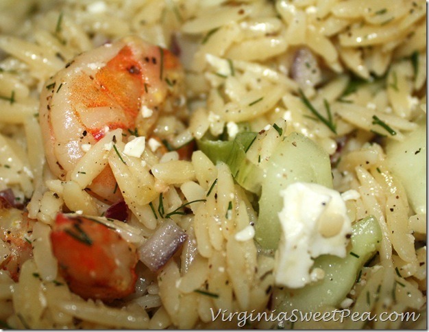 Roasted Shrimp and Orzo